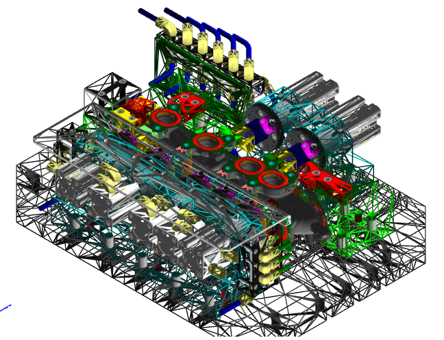 法兰工件气动夹具工装3D图纸 x_t格式